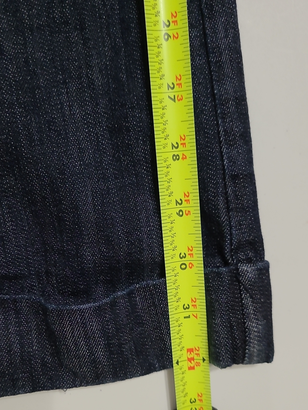 VINTAGE Younique High-Waist Wide Leg Y2K Jeans with Gold Button Detail size 9 - Picture 9 of 11